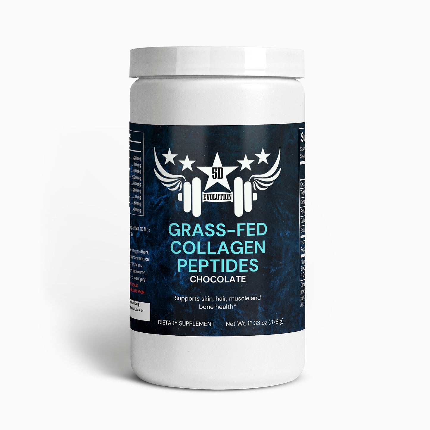 Grass-Fed Collagen Peptides Powder (Chocolate)